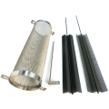 Titanium anode mesh for jewelry making electroplating bath